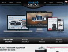 Tablet Screenshot of novelwebcreation.com